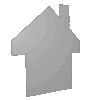 Karton mit Wabenstruktur in Haus-Form konturgefräst <br>einseitig 4/0-farbig bedruckt