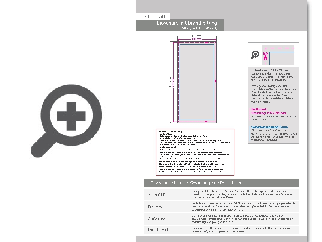 Product Bild brosch__re_mit_drahtheftung__endformat_din_lang_(105_x_210_mm)__36-seitig