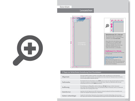Product Bild lesezeichen_5_1_cm_x_14_8_cm__einseitig_bedruckt