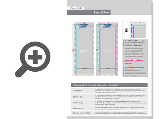 Product Bild lesezeichen_5_1_cm_x_14_8_cm__beidseitig_bedruckt
