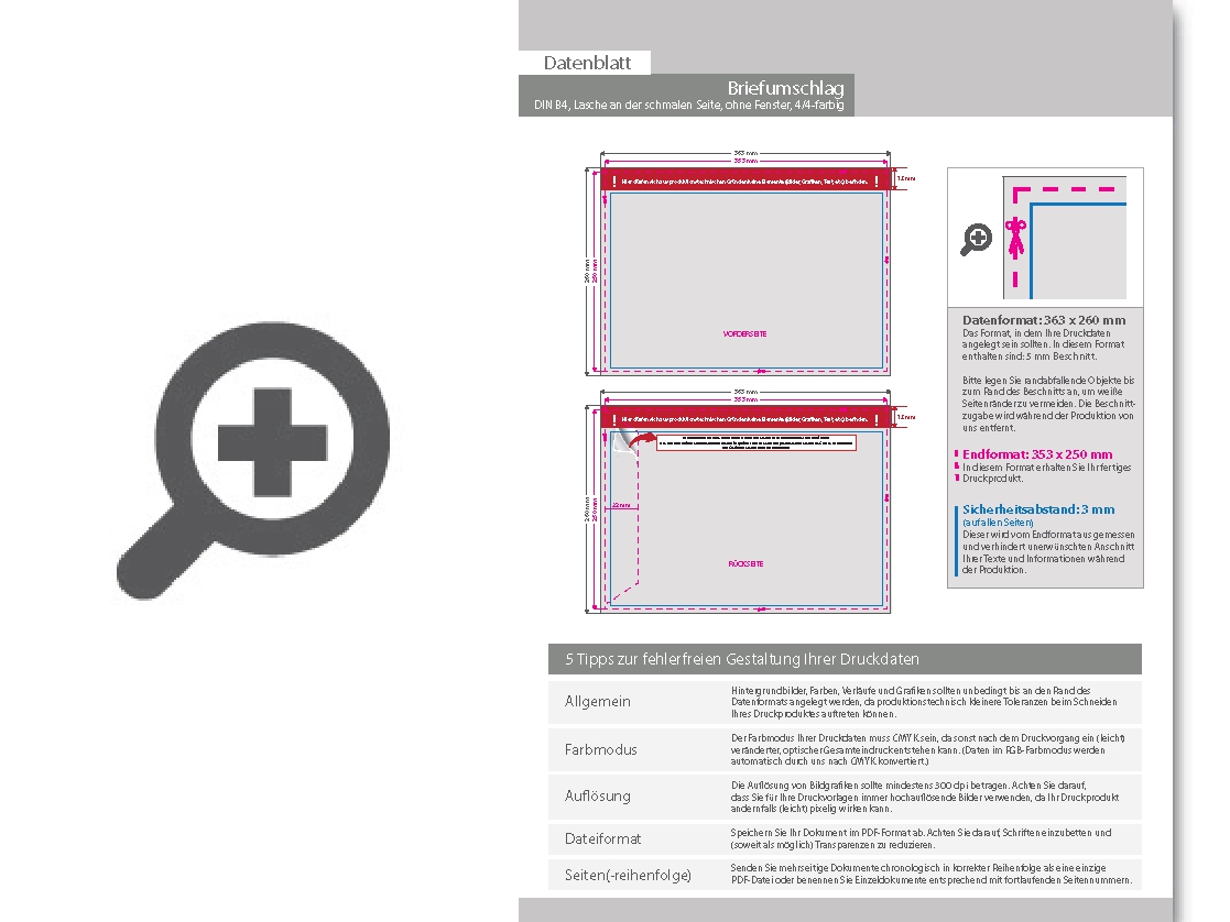 Product Bild briefumschlag_din_b4_(lasche_an_der_schmalen_seite)__haftklebend_ohne_fenster__beidseitig_4_4_farbig_bedruckt