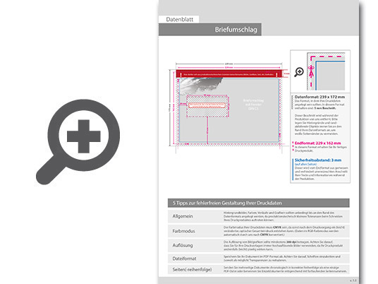 Product Bild briefumschlag_din_c5_(lasche_an_der_schmalen_seite)__haftklebend_mit_fenster__einseitig_1_0_schwarz-_wei___bedruckt