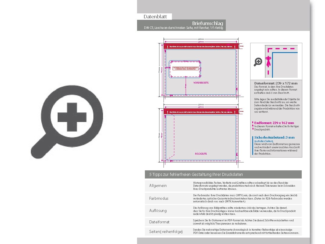 Product Bild briefumschlag_din_c5_(lasche_an_der_schmalen_seite)__haftklebend_mit_fenster__beidseitig_1_1_schwarz-_wei___bedruckt