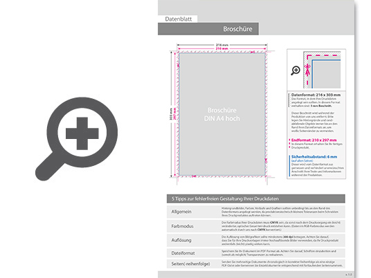 Product Bild brosch__re_mit_drahtheftung__endformat_din_a4__152-seitig
