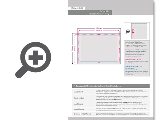 Product Bild haftnotizen_rechteckig_100_x_70_mm__4_0-farbig_bedruckt