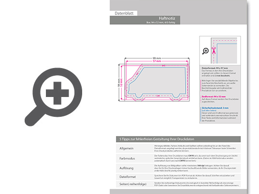 Product Bild haftnotizen_als_lkw_94_x_52_mm__4_0-farbig_bedruckt
